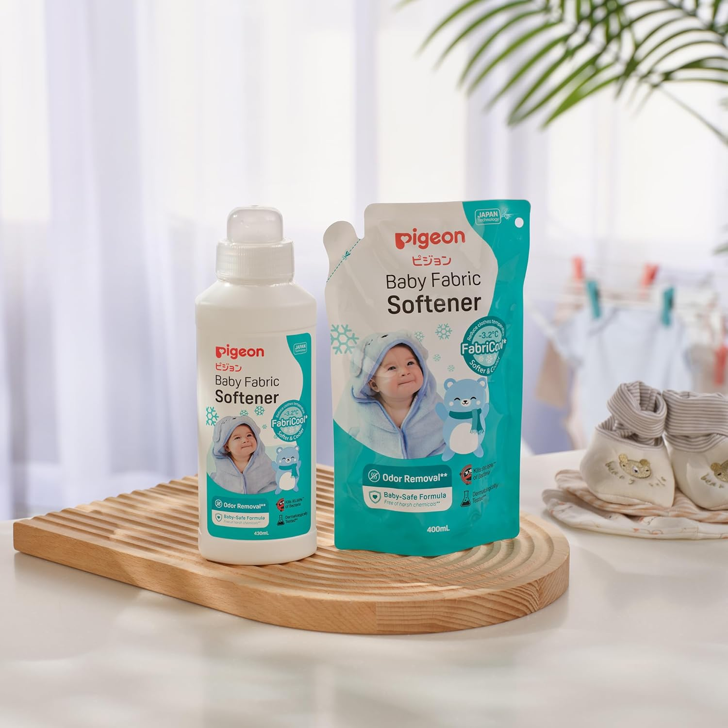 Pigeon Baby Fabric Softener 430 Ml image number 4