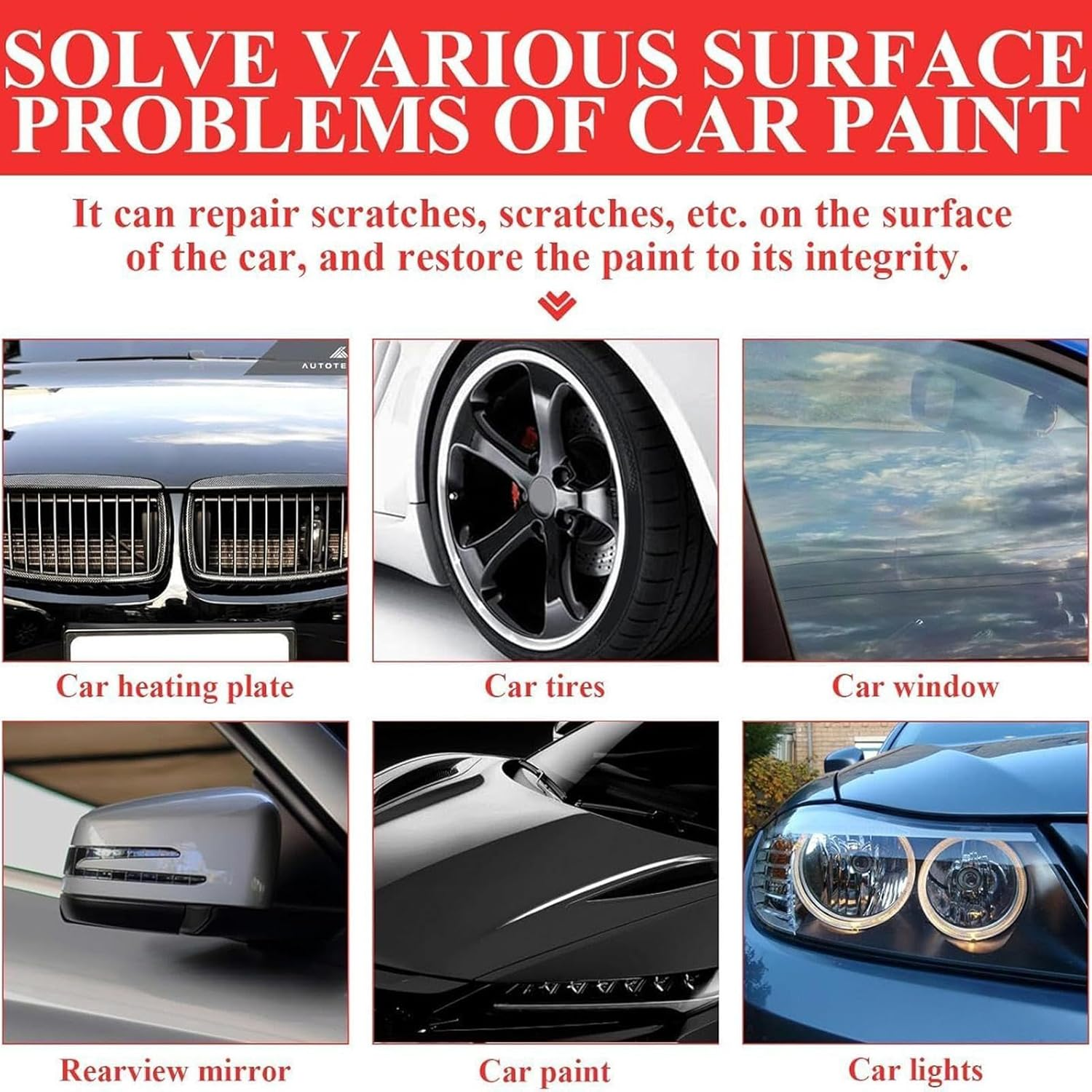 Magic Pen for Car Scratches - Auto Touchup Paint | Color-Accurate Magic Vehicle Scratch Removal Pens, Quick and Easy Fix