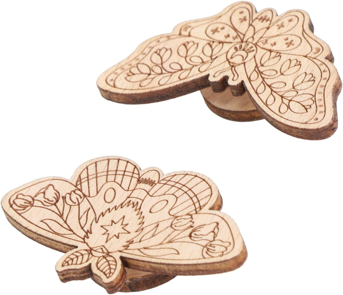 DAUZ Elegant Strong Magnets Versatile Embroidery Needle Minder, Beech Wood, 2 Count image number 6