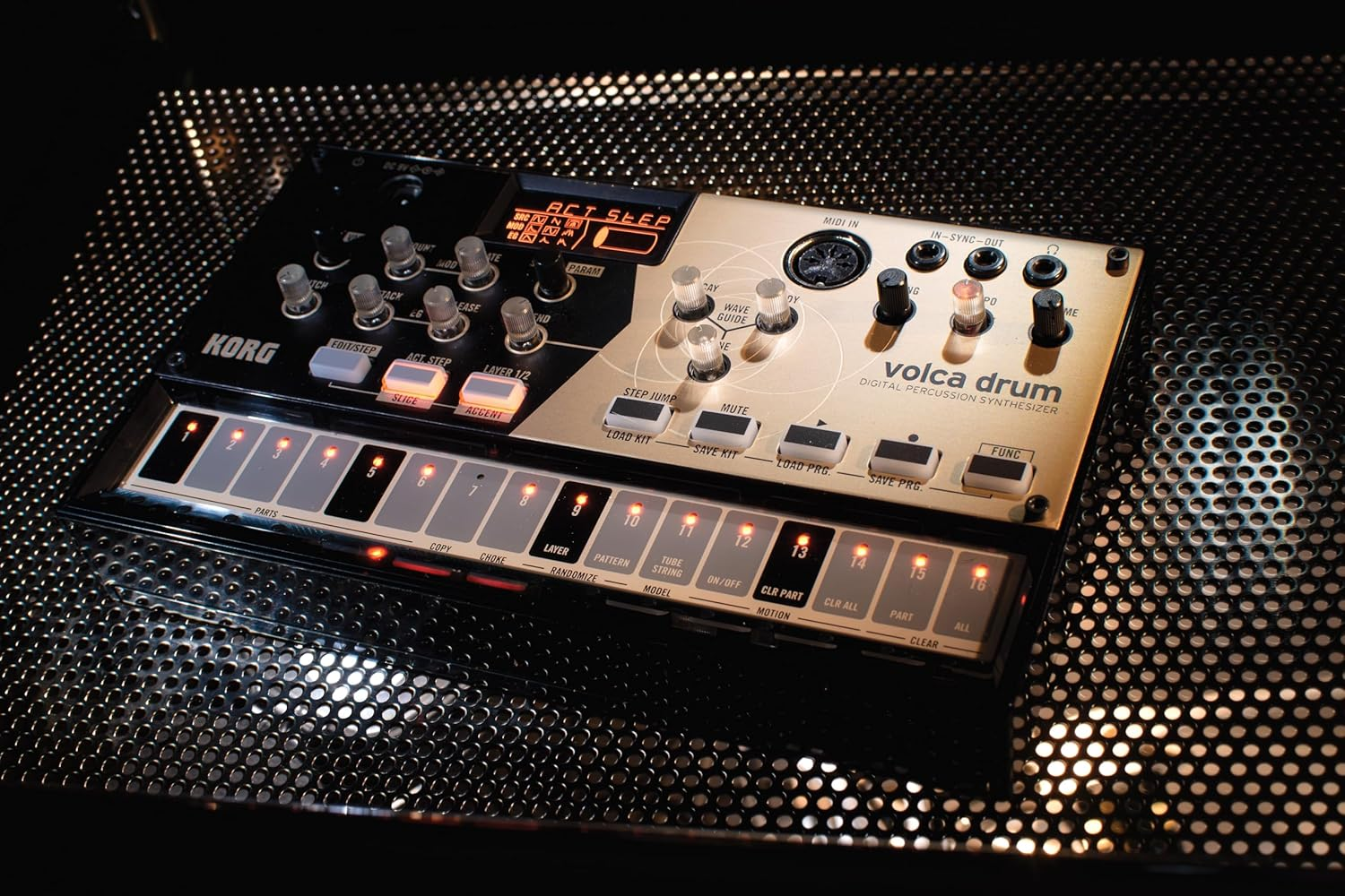 Korg KO-VOLCADRUM Korg Volca Physical Modeling Drum Synthesizer image number 6