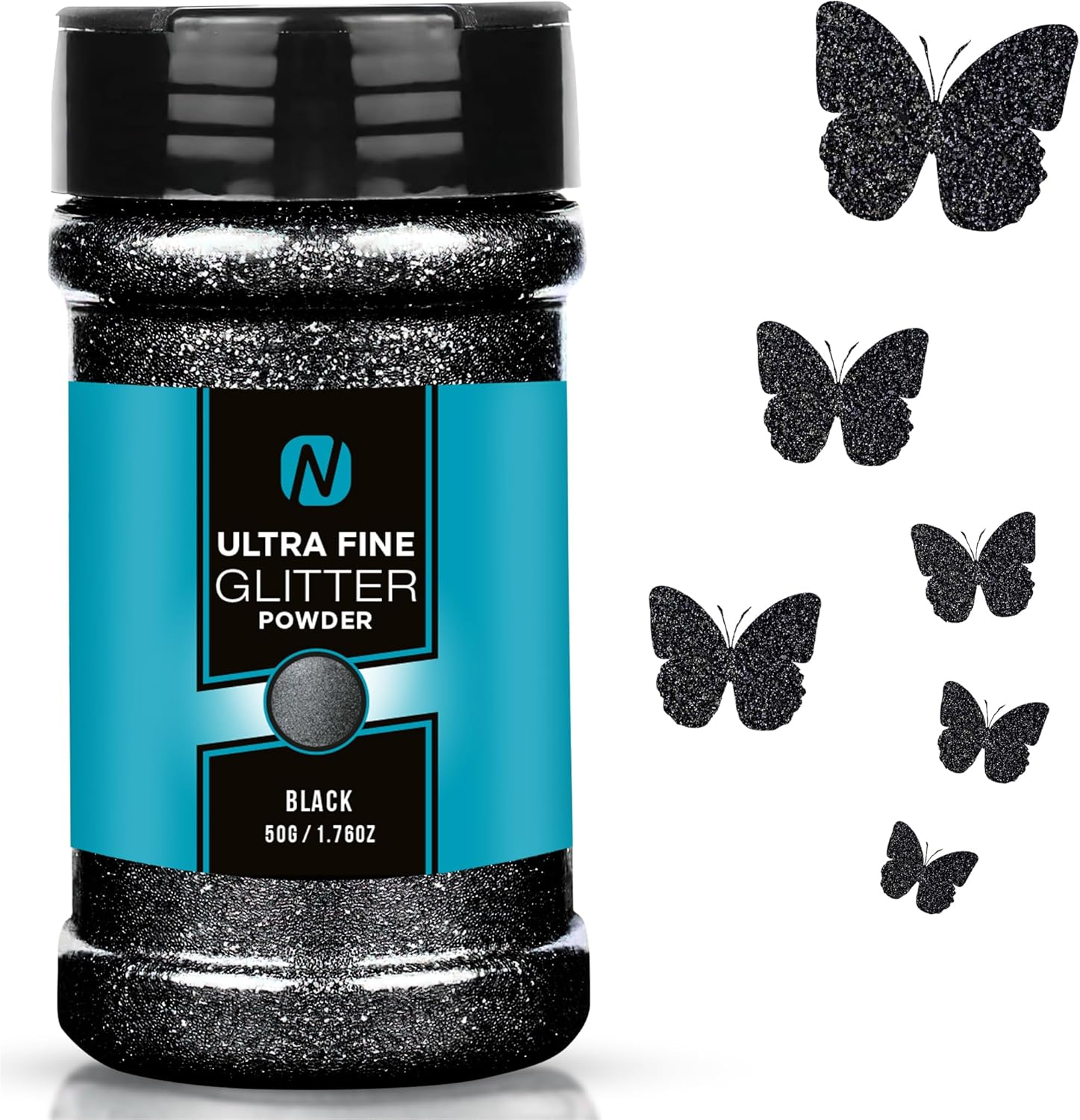 Glitter- Noverbee Pink Glitter, Fine Glitter- 50G Extra Fine Glitter. Great Resin Accessories, Craft Glitter, Glitter Powder for Slime, Powder for Nails, Tumblers, Ornaments, Candle.