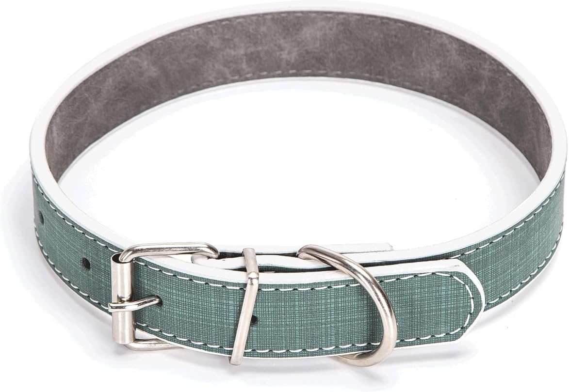 PU Leather Dog Collar &ndash; Durable, Adjustable, Lightweight &ndash; Ideal for Walks and Training. image number 3