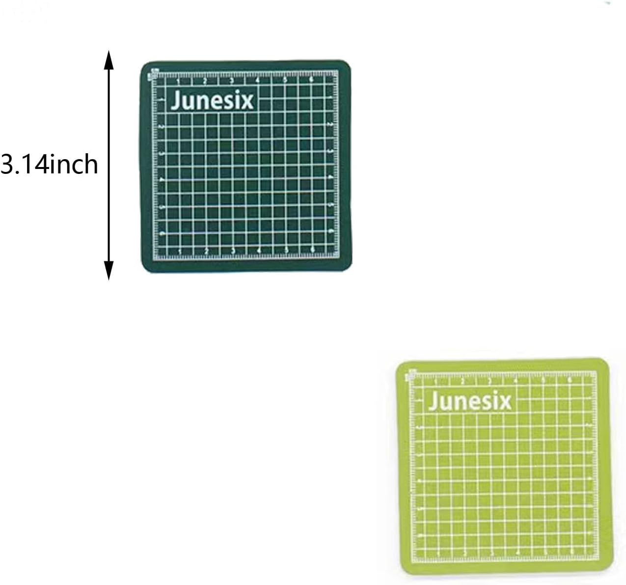 4Pieces Mini Cutting Pad Self Healing Craft Mat Small Sewing Cutting Mat Non-Slip Mini Cut Board for Scrapbooking Quilting Sewing Accessories image number 2