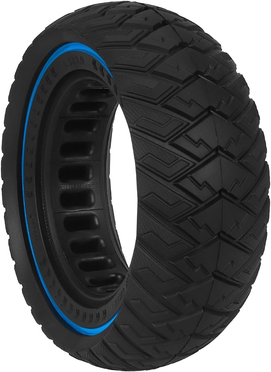 VOLOHAS 8.5 X 3 Solid Rubber Tyres 8.5 X 3 Replacement Wheels 8 1/2 X 3 Solid Tyres for KUKIRIN G2 Pro/Zero 9/Vsett 8/9/9+/Inokim Light 2/Kugoo Kirin X1 Electric Scooter Solid Tyre Puncture Proof image number 1