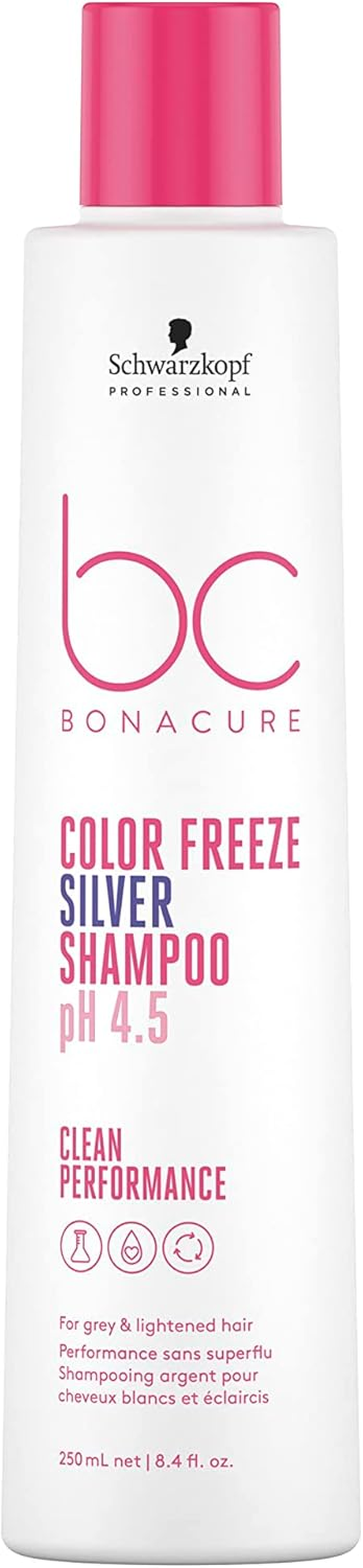 Schwarzkopf Professional BC Bonacure PH 4.5 Color Freeze Silver Shampoo 250Ml image number 1