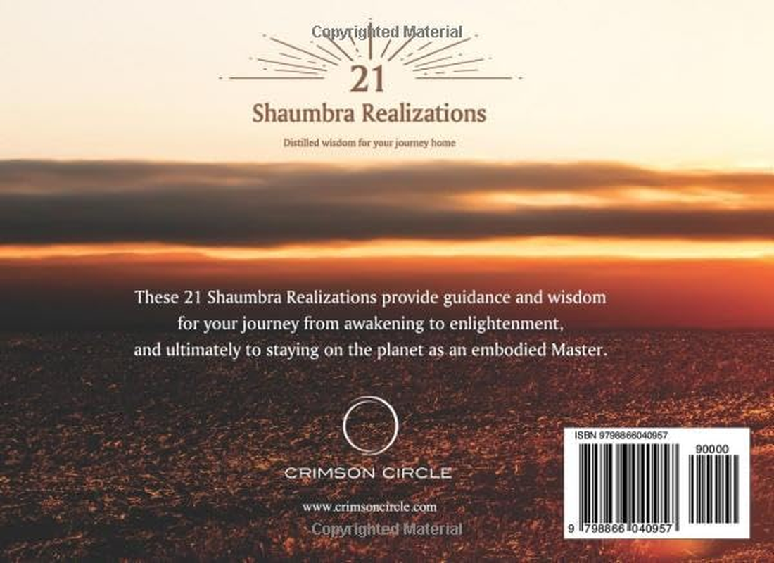 21 Shaumbra Realizations: Distilled Wisdom for Your Journey Home