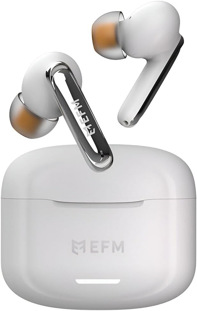 EFM New Orleans TWS Earbuds with Active Noise Cancelling - White image number 2