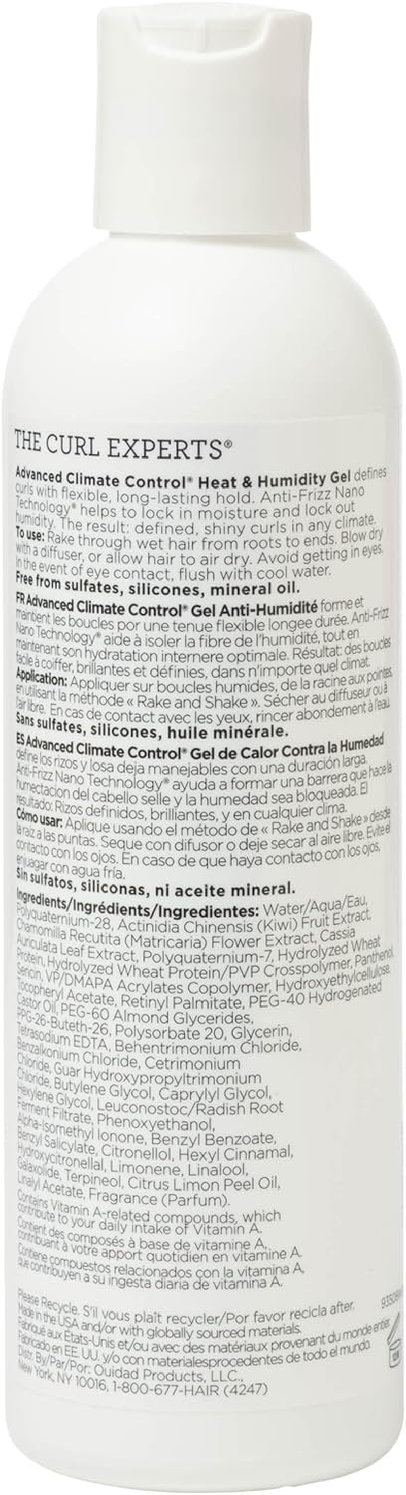 Ouidad Advanced Climate Control Heat and Humidity Gel for Unisex - 8.5 Oz Gel image number 6