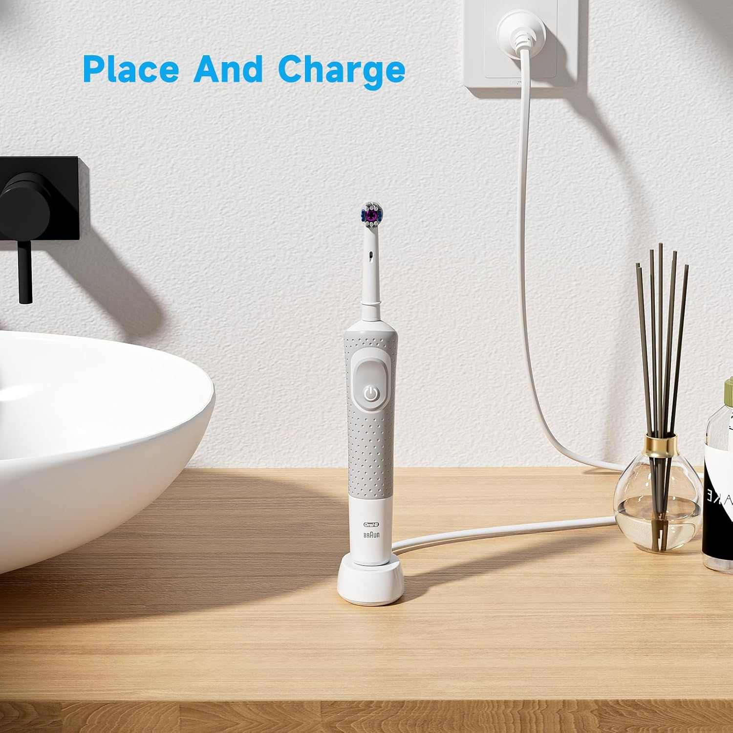 Leonids for Electric Toothbrush Charger for Oral B, Chargers for Oral B 3737 650 700 1000 2000 2500 3000 4000 5000, S12 S18, D12 D34 (White) image number 4