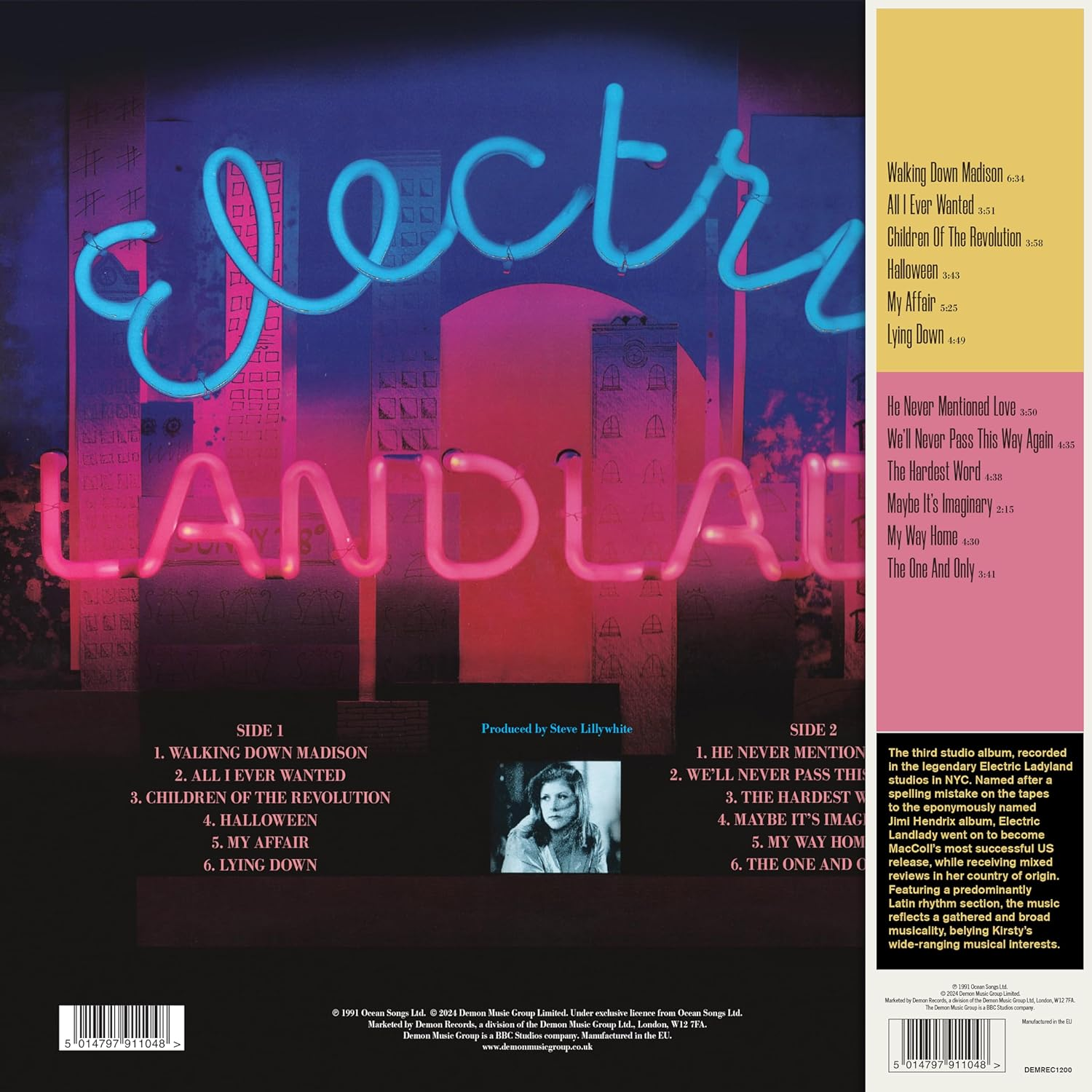 Electric Landlady - Half-Speed Master 180-Gram Black Vinyl image number 2