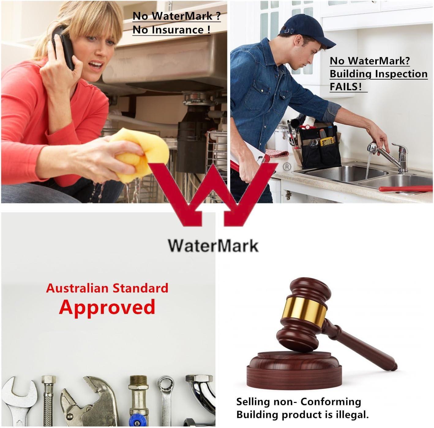 Quick Change Twin Undersink Water Filter System 2 Stage Extra Cartridges image number 4