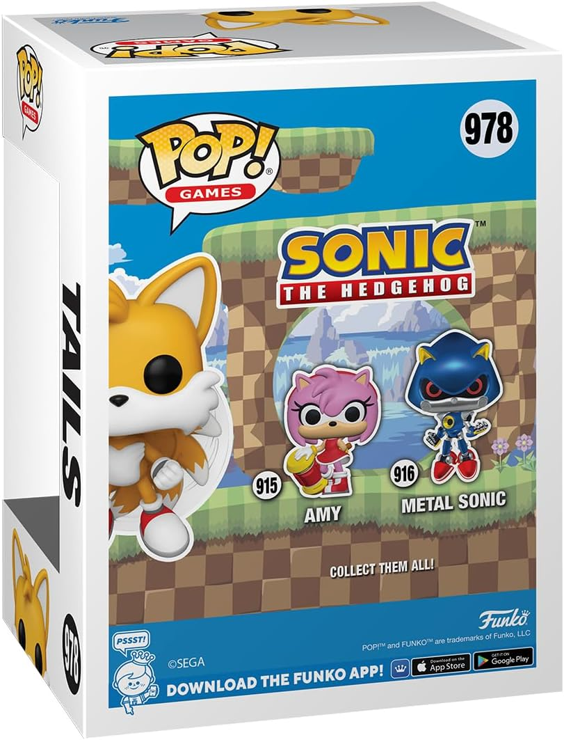 Sonic the Hedgehog - Tails (Flying) US Exclusive (With Chase) Pop! Vinyl [RS] image number 3