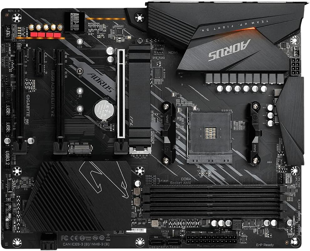 Gigabyte B550 Aorus Elite V2 AMD Ryzen ATX Motherboard image number 2