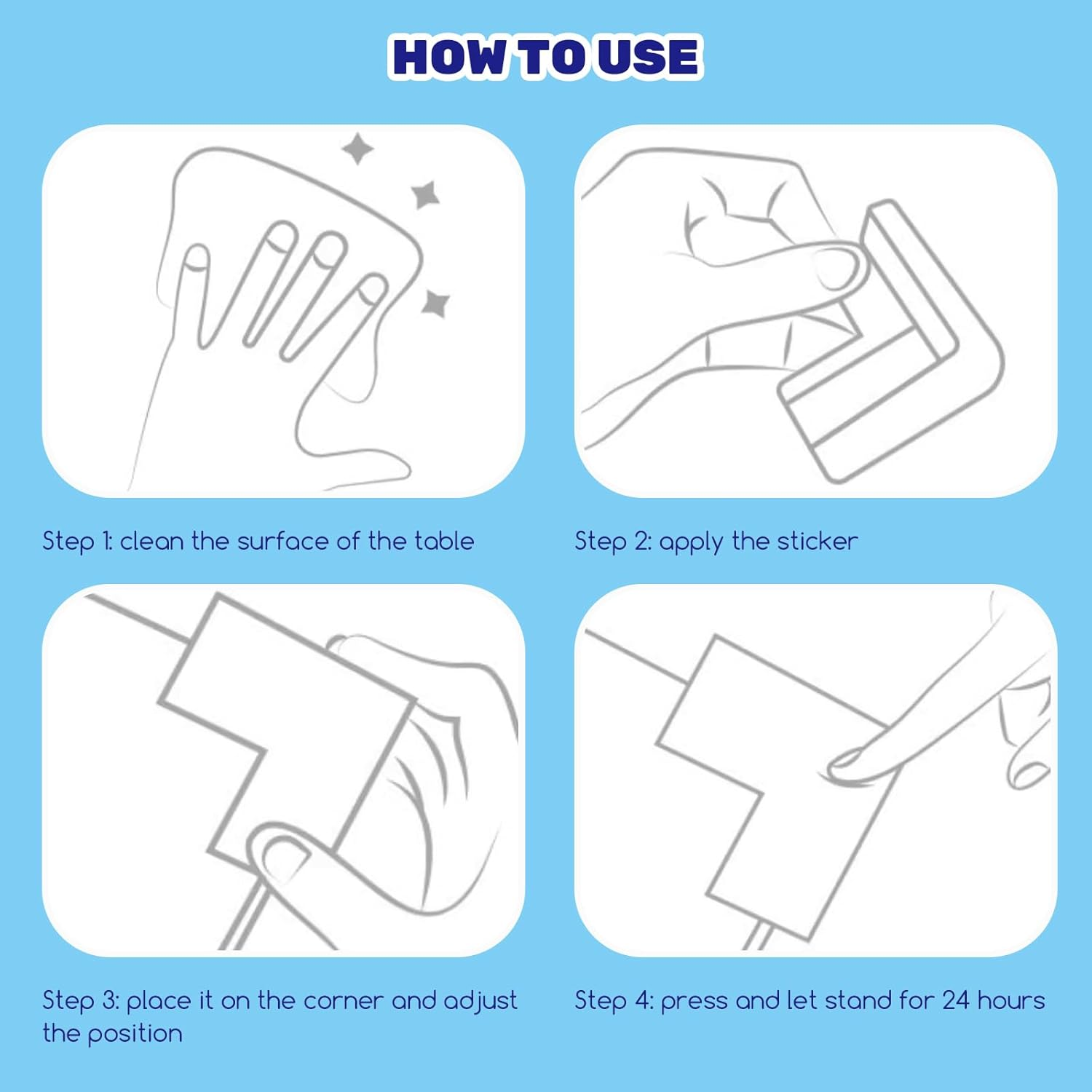 24Pcs Rubber Clear Corner Protector and Safety Cabinet Locks Kit, L-Shaped and Ball Shape Baby Proofing Edge Guards with Adhesive Strap Locks for Table Cupboard Drawers Furniture Fridge