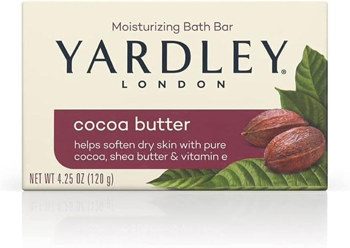 Yardley Moisturizing Bar Cocoa Butter 4.25 Oz (Pack of 6) image number 5