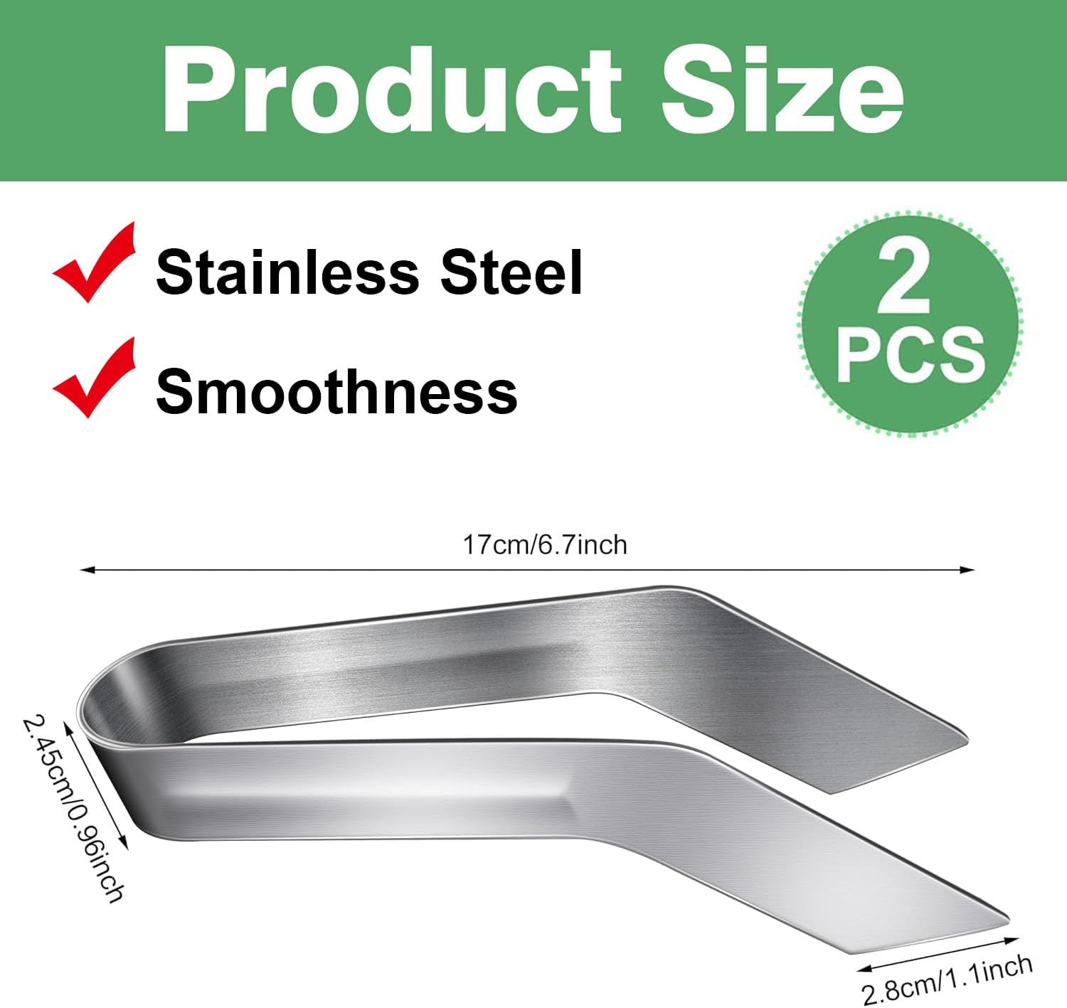 2 Pcs Seedling Transplant Tongs, 6.7 Inch Stainless Steel Gardening Plants Transplant Tongs, Remove Seedling Starters Easily Reduces Root Damage, Seedling Remove Transplant Pliers