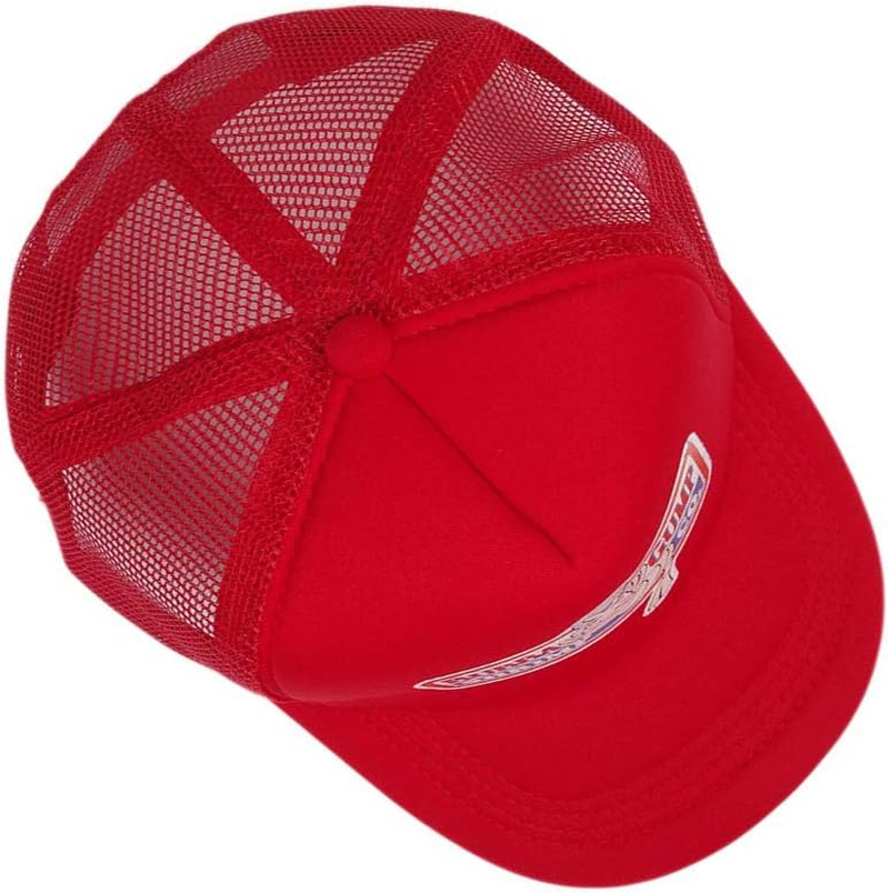 Adjustable Bubba Gump Baseball Cap Shrimp Hat Forrest Gump Cap (Adjustable, Red-Mesh)