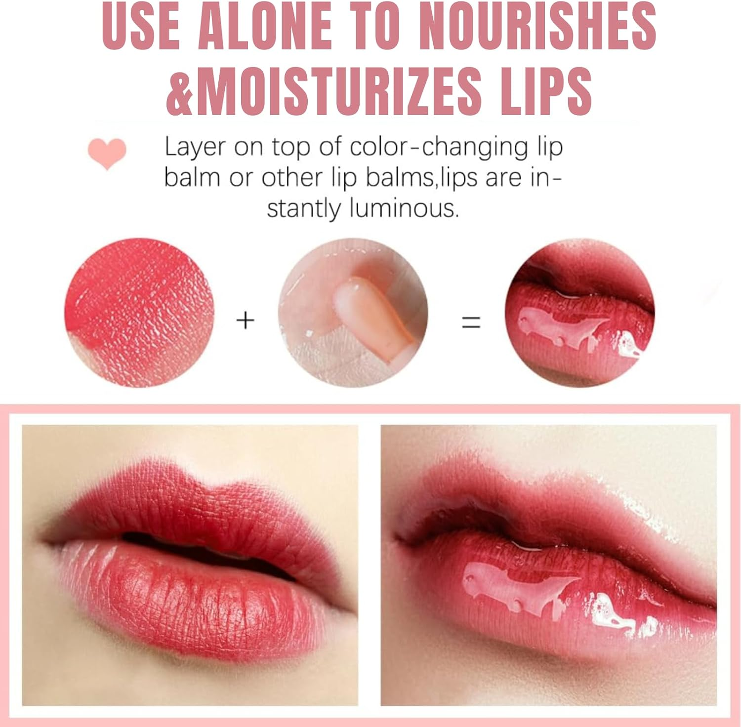 Lip Glow Oil, Plumping Lip Gloss, JOMWEN Non-Sticky Transparent Moisturizing Lip Balm, Natural Lip Plumper Gloss (012#ROSEWOOD) image number 3