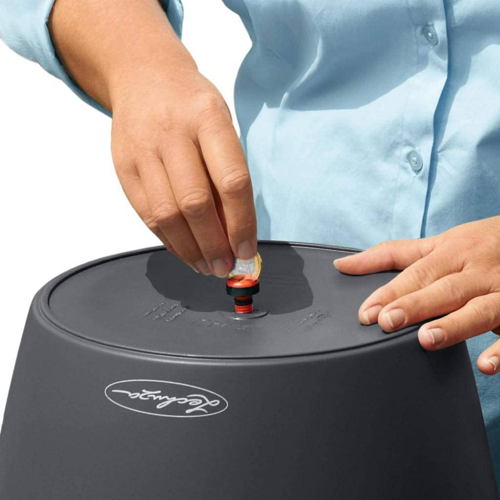 Lechuza Classico Color 21 Self-Watering Planter with Water Level Indicator, White image number 2