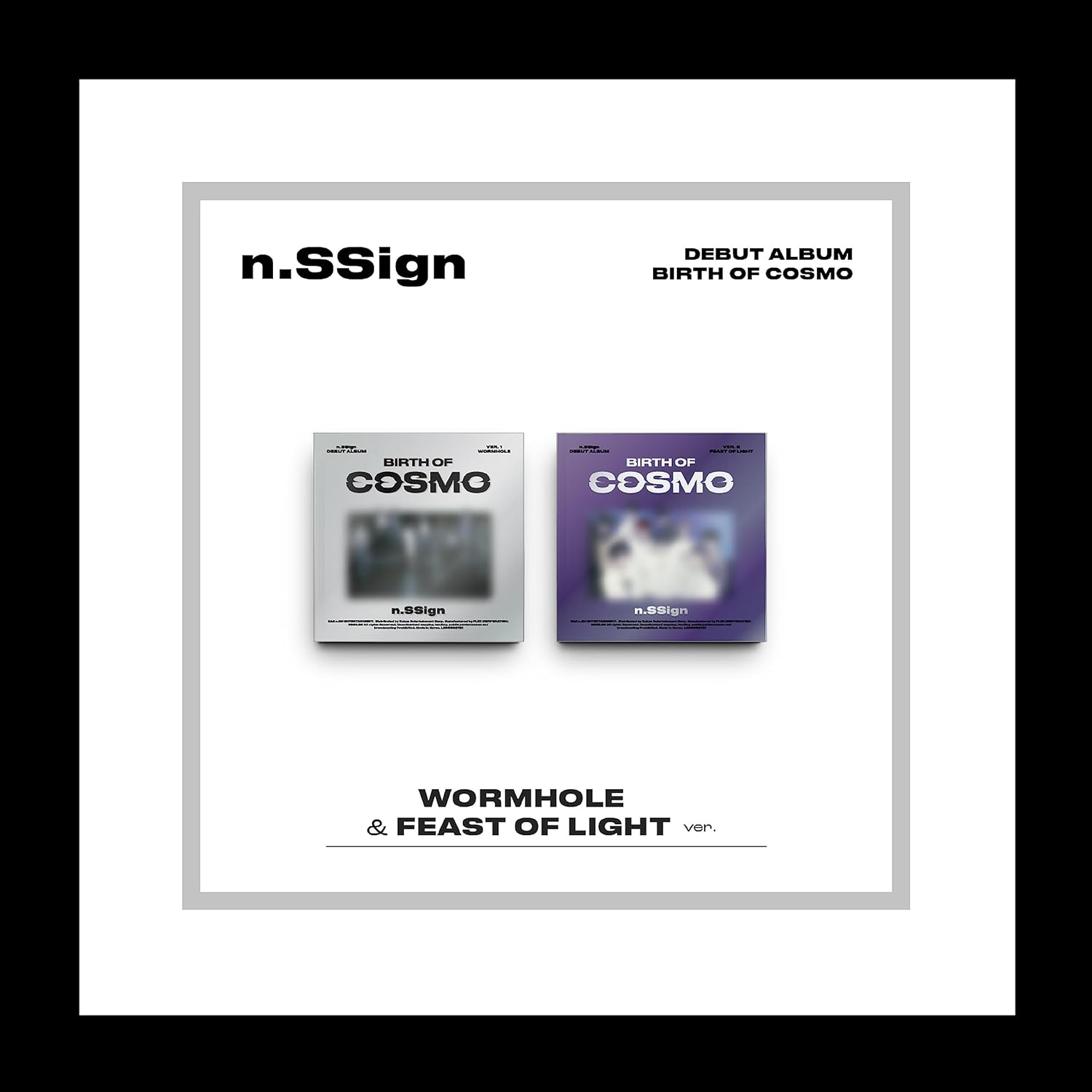 N.Ssign Birth of Cosmo Debut Album Cd+Photobook+Photocard+Tracking Sealed (For Cosmo Version) image number 1