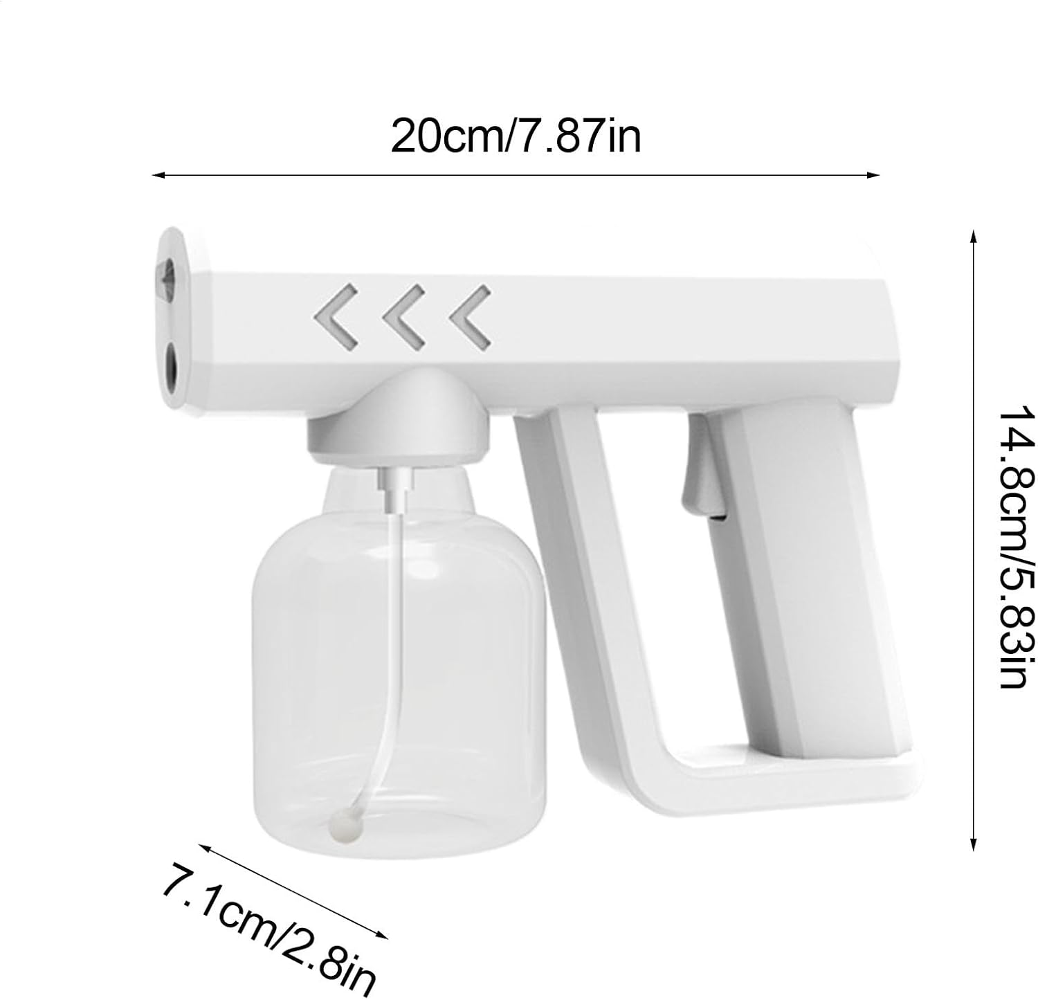 Atomizer for Home Atomizer, Atomizer Bottle - Cordless Spray Bottle Atomizer Handheld | Blue Light Clean Sprayer for Father Study Home and Car Cleaning Bedroom, HUS image number 4