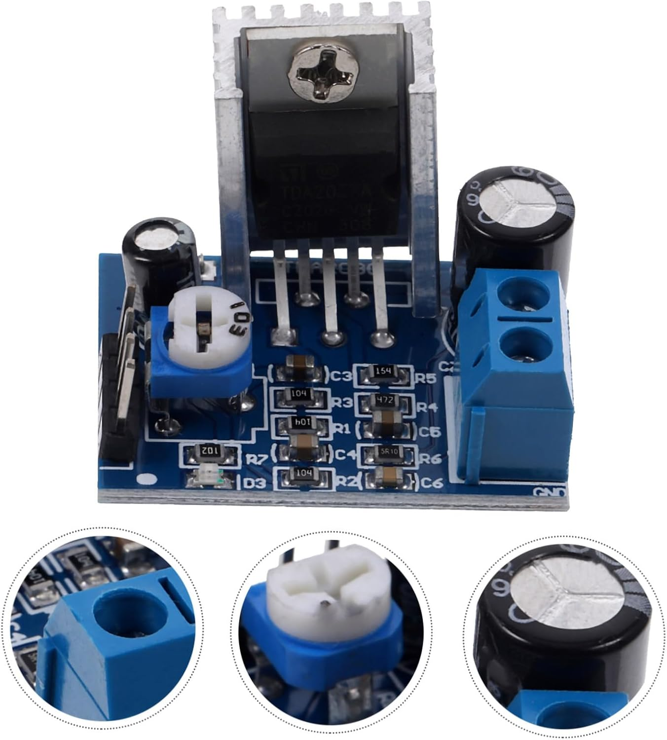 Zerodeko Tdaa Subwoofer Amplifier Board Stereo Audio Module with Volume Control for DIY Home Speaker Projects Easy Installation and Design image number 2