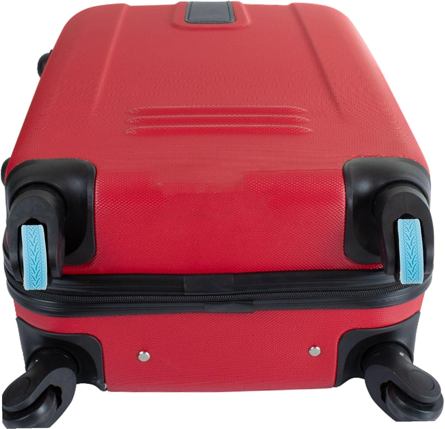 TEMPNAP 4Pcs Blue Silicone Suitcase Wheel Covers with Sports Car Design Noise-Reducing Travel Luggage Wheel Protectors Lightweight Anti-Scratch Covers for Carry Luggage image number 1