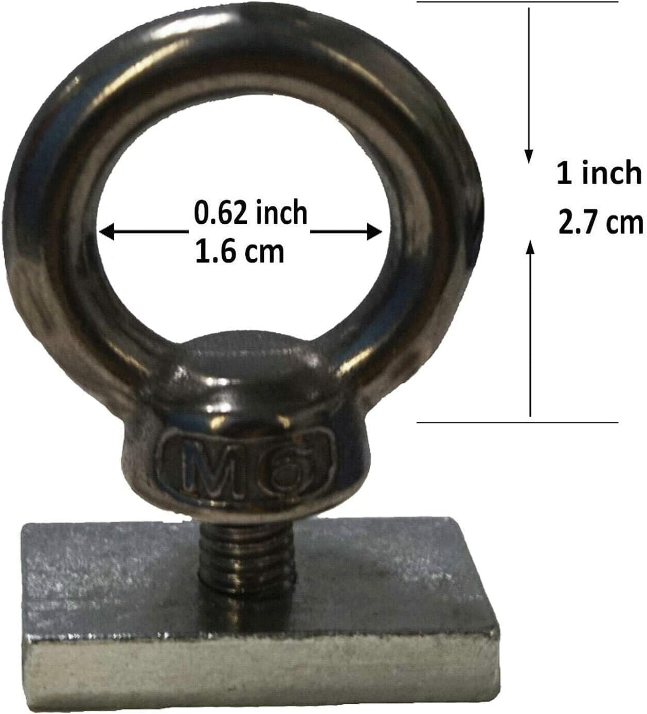 4 Pack Heavy-Duty Stainless Steel Eye Bolt Tie down Anchor Kit for Roof Rack. Also Can Be Used for Fix the 4WD Awning and Other Accessories. image number 1