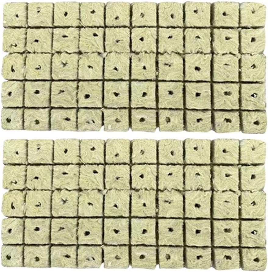 GANAZONO Cubes Plugs Cubes Plugs Cubes Plugs 100Pcs Hydroponic Cubes Garden Cubes Starter Plugs for Soilless Cultivation Hydroponic Hydroponic Cubes Plugs Garden Supplies image number 4