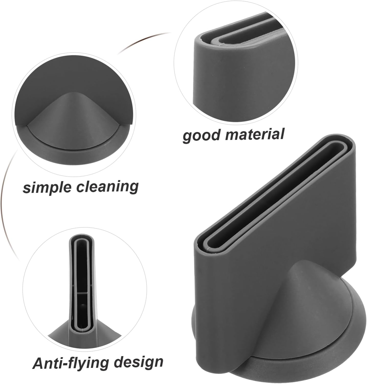 ELAYARD Modeling Concentrator Nozzle Hair Dryer Concentrator Attachment Hair Dryer Nozzle Attachment Blow Dryer Nozzle Attachment Hair Styling Tools Hair Dryer Single Nozzle Grey Plastic