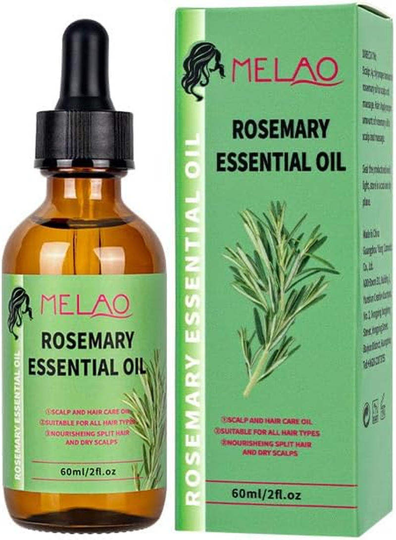 Rosemary & Mint Hair Oil, Split Ends & Dry Scalp Treatment - Made with Biotin & Essential Oils for Strengthening, Soothing, Moisturizing & Encouraging Longer, Healthier Hair image number 2