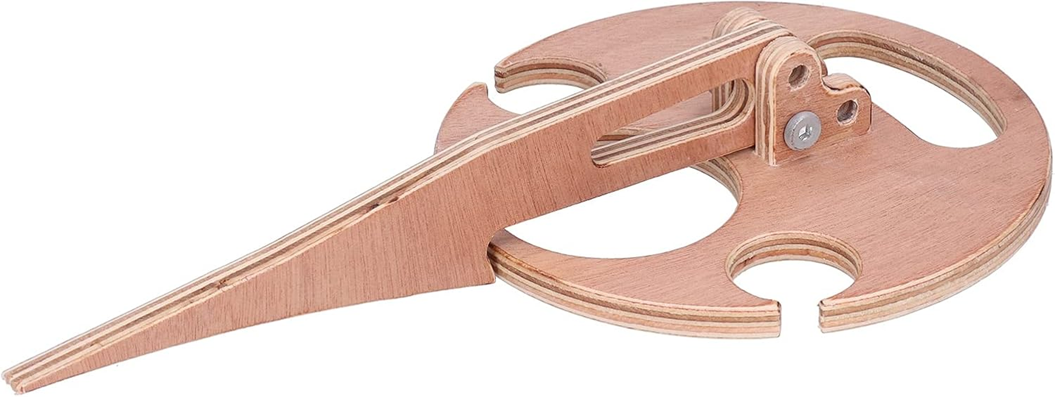 Foldable Wine Rack Outdoor Wine Table Support Holder for Party & Backyard Picnic Mini Wooden Picnic Table image number 2