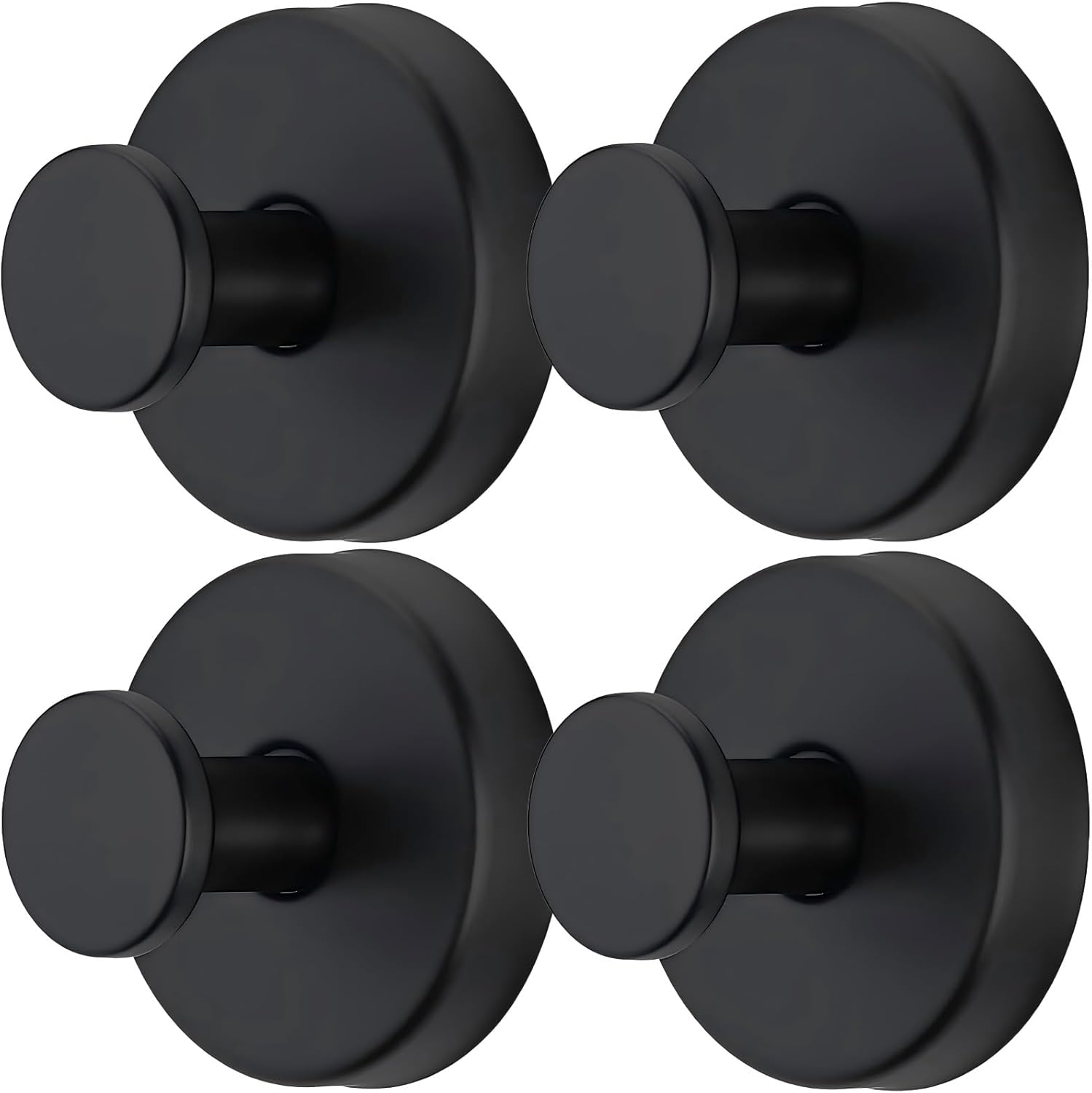 4 Pcs Suction Cup Hooks for Shower, No-Drill Bathroom Hooks Can Pull up to 15 Lbs for Kitchen, Toilet, Restroom on Glass, Suction Hook Suitable for Hanging Towels Suction Hooks, Rustproof, Matte Black - 2 Pcs Gold Bright image number 6
