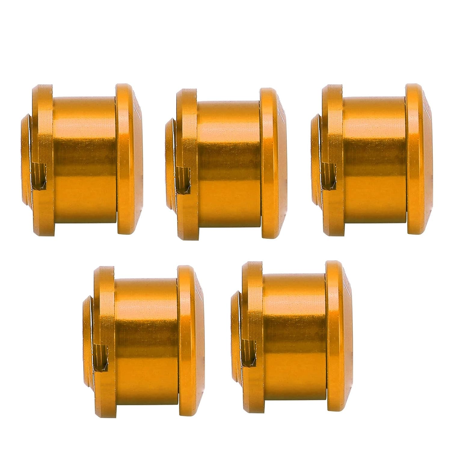 Accessories, Single Chainring Bolts Single Chainwheel Bolts and Nuts for Road Bike Folding Bike Fixed Gear Bike Track Bike for Mountain Bike(Gold) image number 5