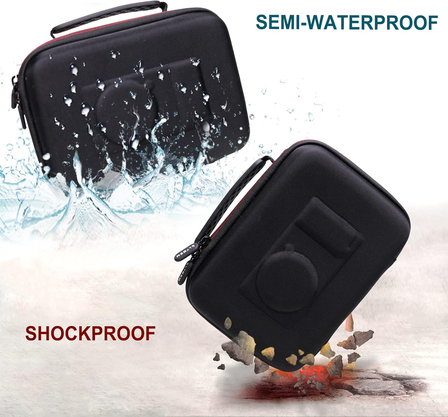 Hard Case for Sony Alpha ZV-E10 / ZV-1F / ZV-1 II Vlog Camera by LTGEM. Fits Vlogger Accessory Kit Tripod and Microphone - Travel Protective Carrying Storage Bag image number 1