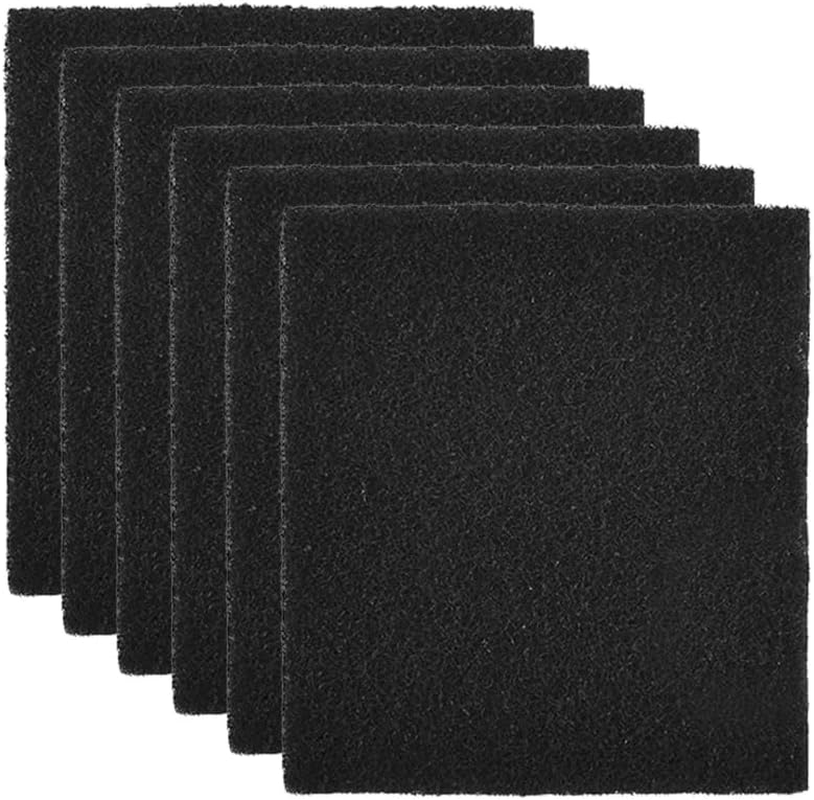 Mioyoow Pack of 6 Cat Litter Tray Activated Carbon Filter, Highly Absorbent, Replacement Filter with Lifting Lid for Fully Closed Cat Litter Tray image number 4