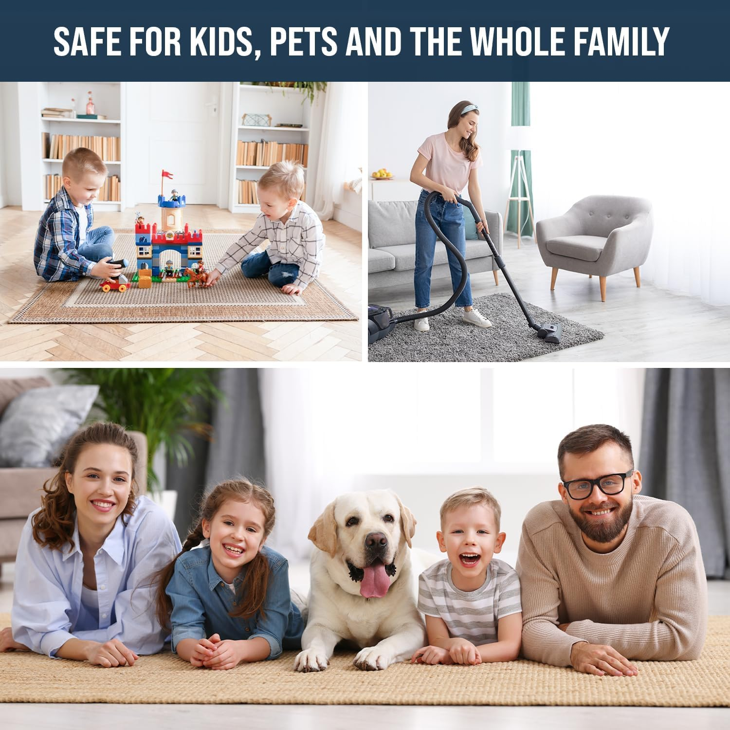 Rug Gripper 30 Pcs - Washable & Reusable Rug Grippers for Laminate - Hardwood Floor - Suitable Carpet Grippers for Marble, Wooden Floors & for All Types & Sizes of Rugs image number 5