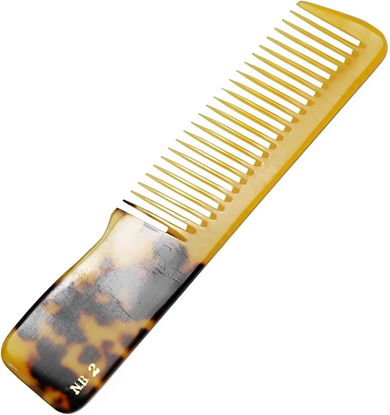 NB New Tortoiseshell Comb 2 Extra Large Angled Hand