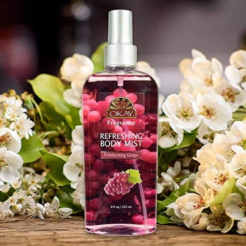 Okay Refreshing Body Mist, Exhilarating Grape, 237Ml image number 2
