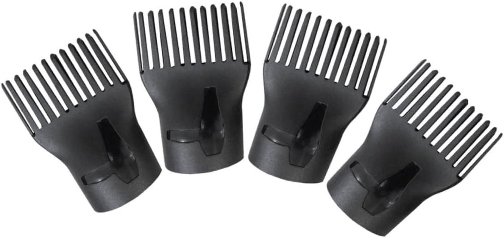 4Pcs Heat Resistant Plastic Hair Dryer Nozzle Replacement Narrow Concentrator Styling Tool Attachments for Salon and Home Use High Temperature Resistant Blow Dryer Parts image number 6