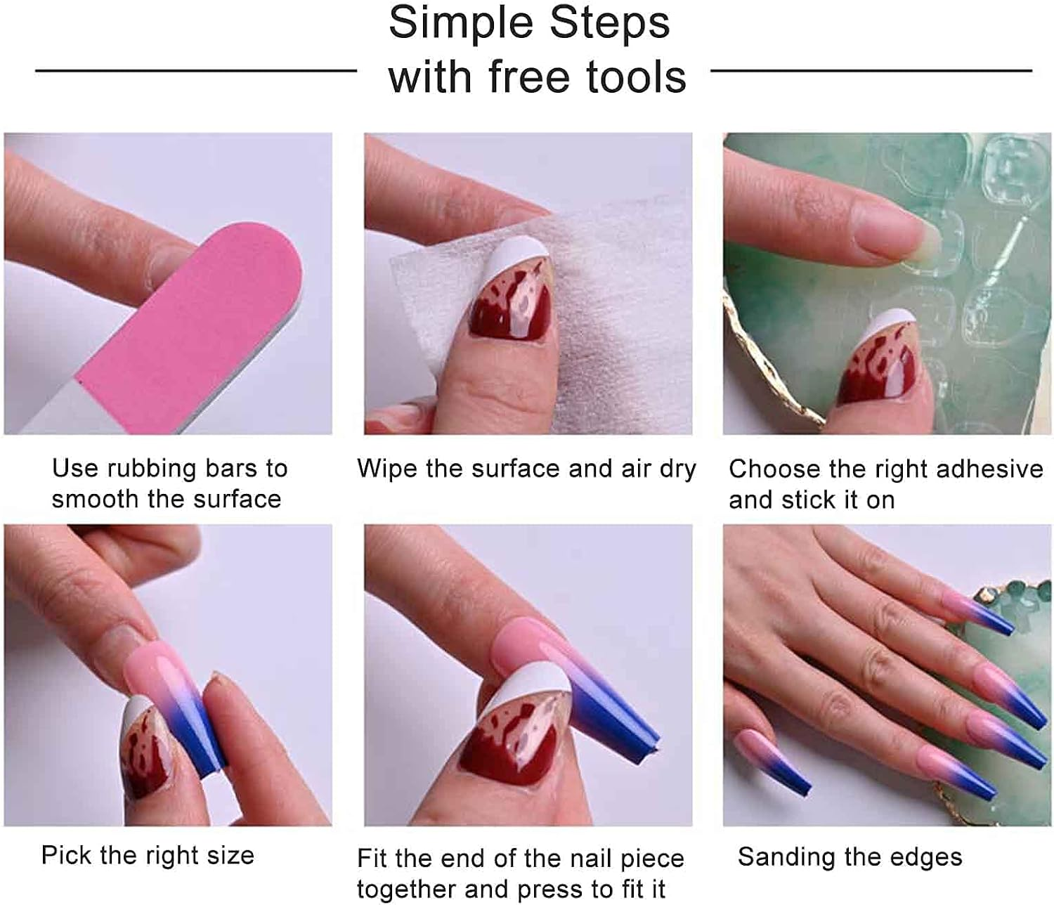 Yheakne 24Pcs Long Leopard Matte Stiletto False Nails Fashion Clip on Artificial Full Cover Nails Tips image number 1