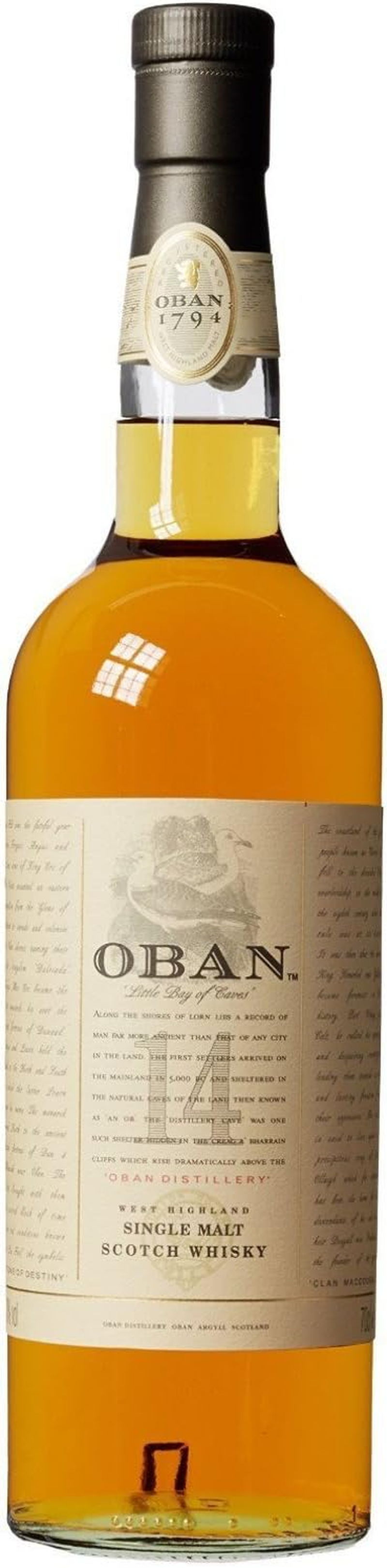 Oban 14 Year Old Single Malt Scotch Whisky 700 Ml image number 1
