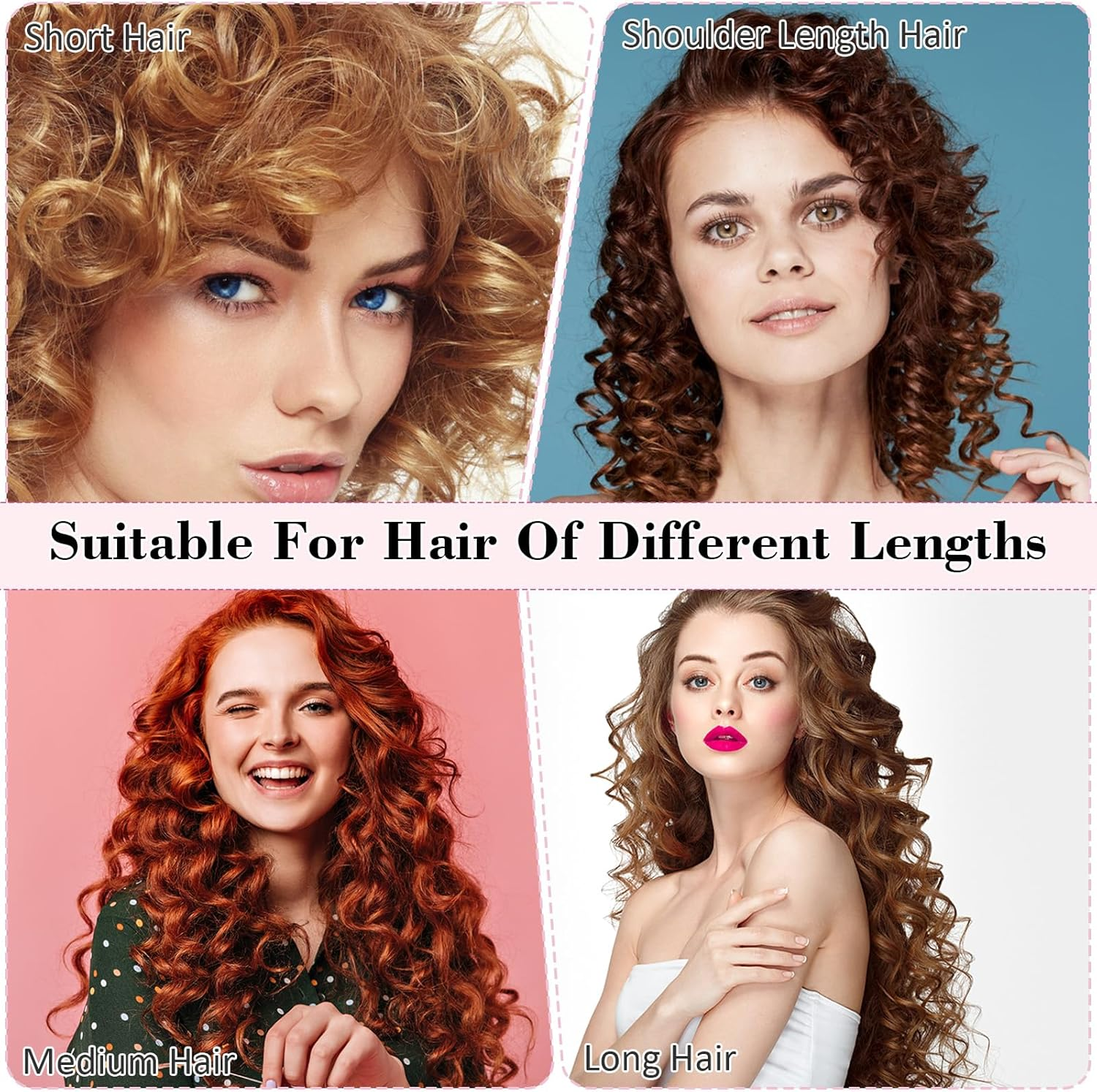 XLIUAX Heatless Curling Rod Headband, Heatless Curls Overnight Headband for Short Long Hair No Heat Overnight Curls with Thin Curlers to Sleep in Lazy Natural Soft Wave DIY image number 2