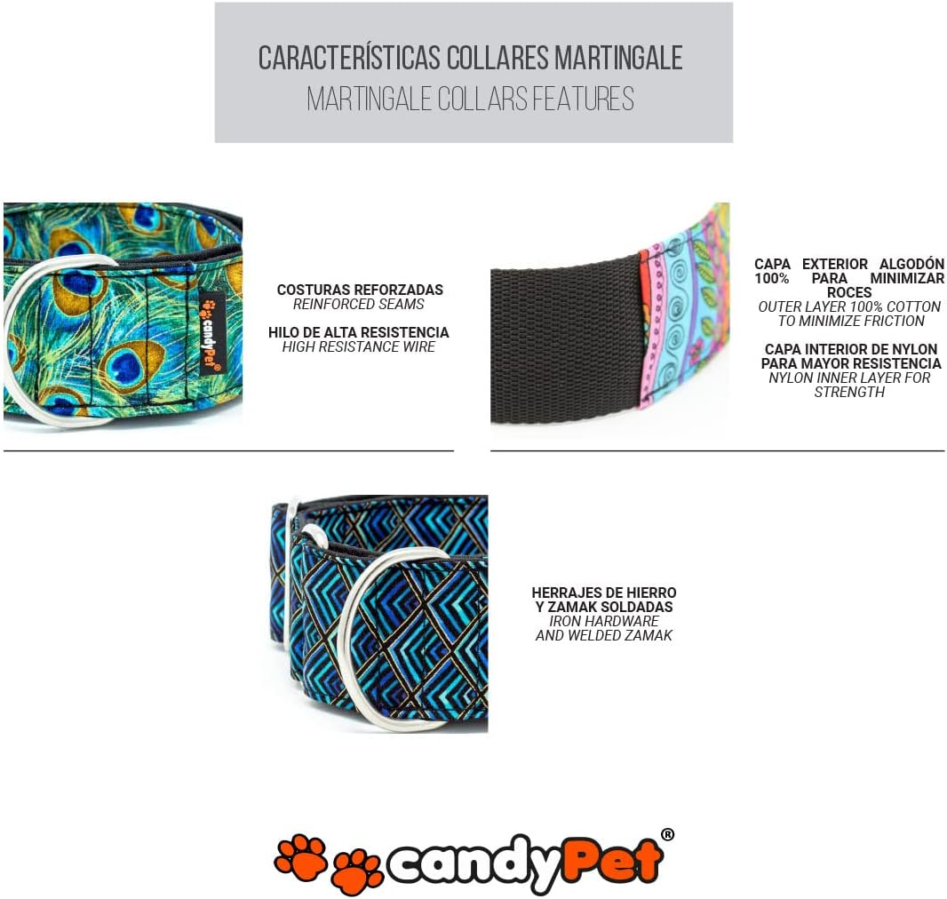 Candypet Martingale Collar for Dogs &ndash; Music Model 120 G image number 1