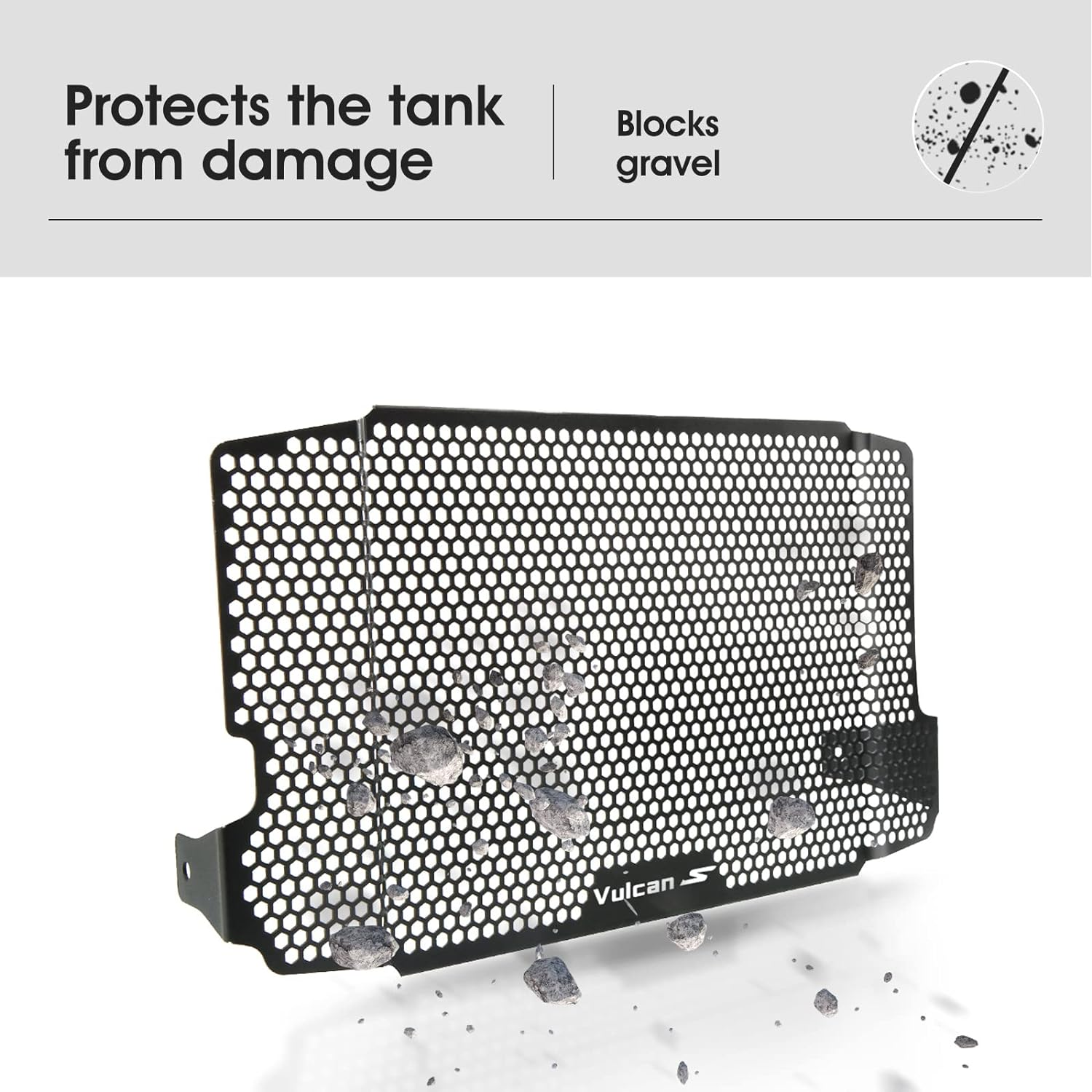 Motorcycle Radiator Grille Guard Protective Cover Compatible with Vulcan S 2015-2021 Vulcan S SE 2017 Vulcan S Performance 2021-2022 Vulcan S Cafe/Sport 2018-2020 image number 2