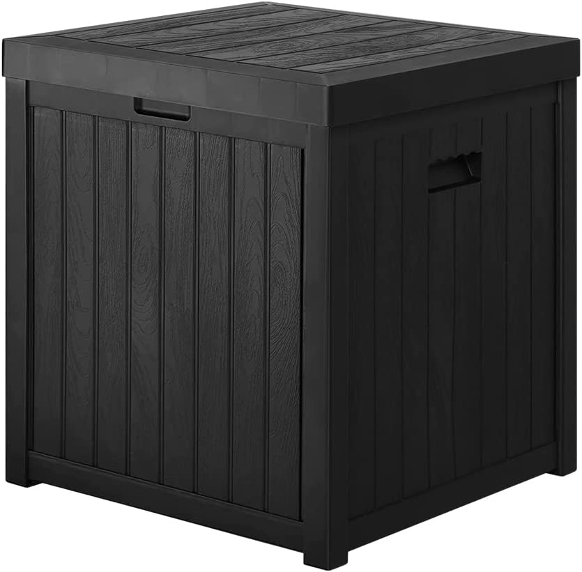 Gardeon Outdoor Storage Box 195L Bench Seat Deck Box for Patio Furniture, Pool Accessories, Cushions, Garden Tools, and Outdoor Toys, Weather Resistant with Lockable Lid and Side Handles (Black) image number 5
