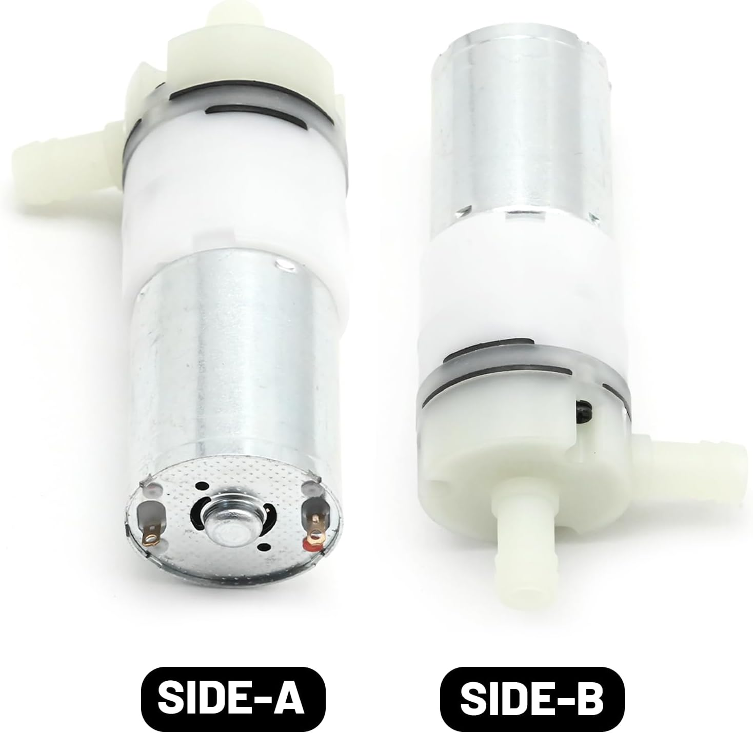 VIKKSAER 12 V DC Micro Diaphragm Fresh Water Pump, 1.3 LPM Water Flow Self Priming Pump for Coffee Machine, Water Dispenser, Ice Maker image number 3