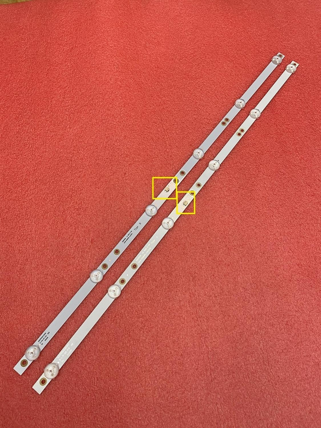 LED Backlight Strip Compatible with PANASONIC TX-32FR250K 32PHS4062/60 32PHS4012/12 Compatible with Toshiba 32S2855EC 32PHS4062 Compatible with Daewoo L32V680VKE L32V690VKE (Color : 4Pcs for 2 TV) - 30 Pcs For 15 Tv image number 4