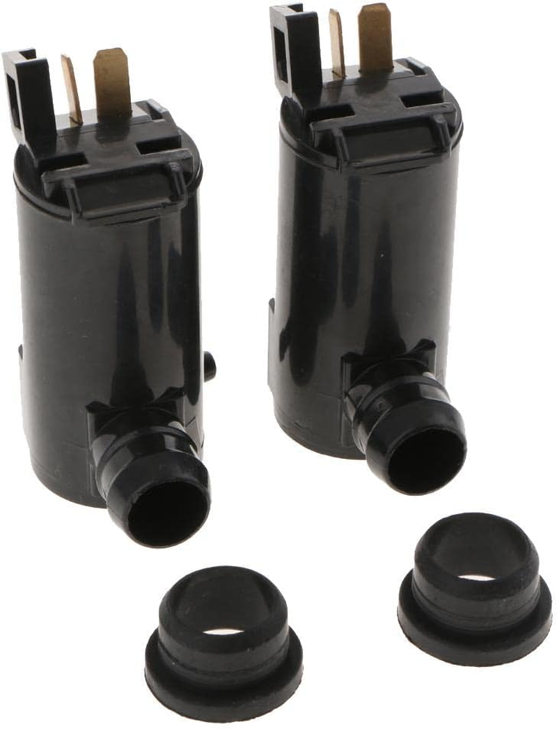 Prasku 2 Pieces Universal Car Auto Windscreen Window Washer Pump image number 1