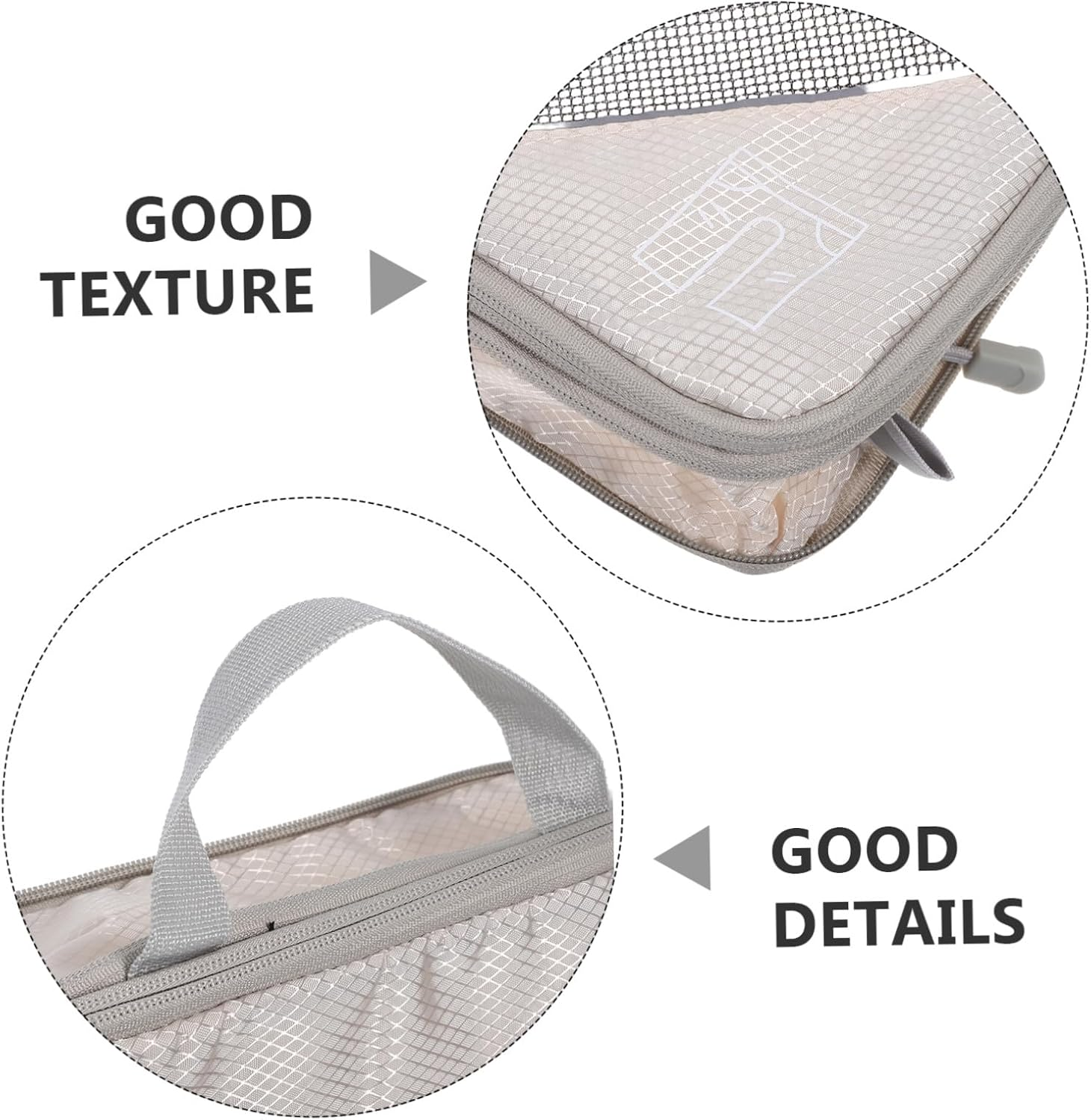 GAROZATION 3PCS Travel Compression Packing Cubes Portable Clothing Organizer Bags Lightweight Luggage Storage Sacks for Suitcases Space-Saving Travel Essentials image number 4